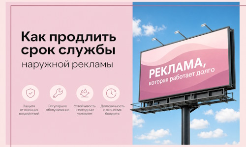 Как продлить срок службы наружной рекламы в  Ярославле