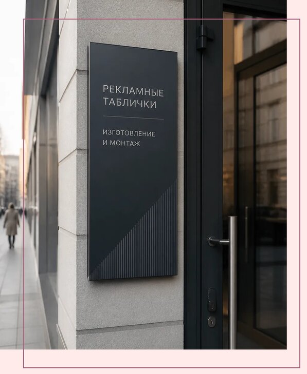 Рекламные таблички в Ярославле по цене от 4621 р. | Аванза-Рсл