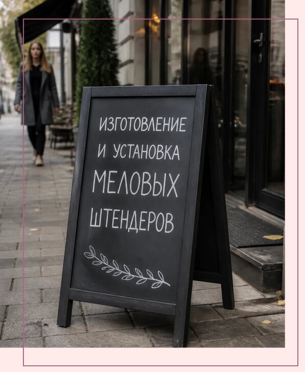 Меловые штендеры в Ярославле по цене от 6674 р. | Аванза-Рсл